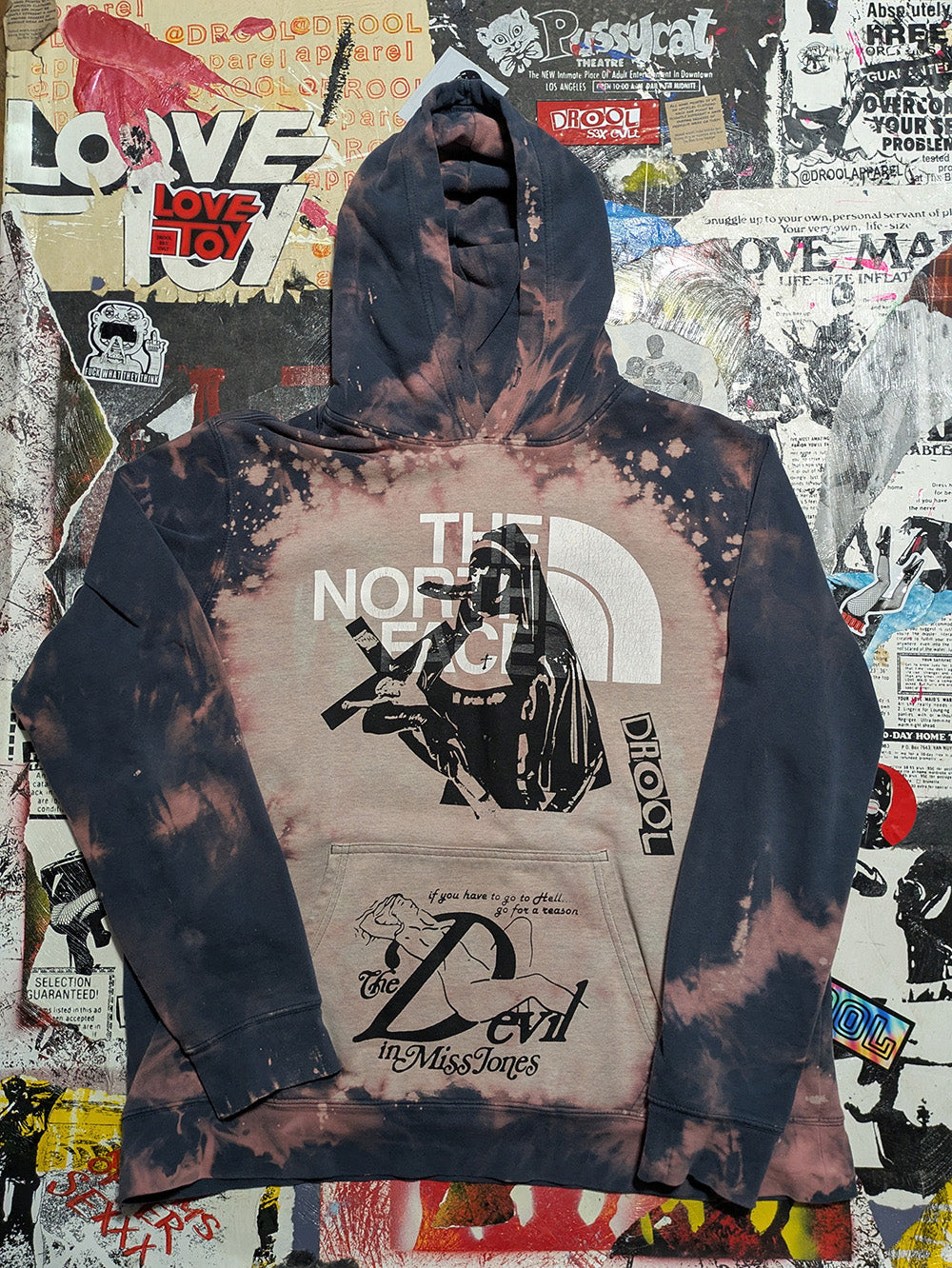 FOMO Collection - Collage North Face Magdalene / Devil In Miss Jones Hoodie - XL - 11736