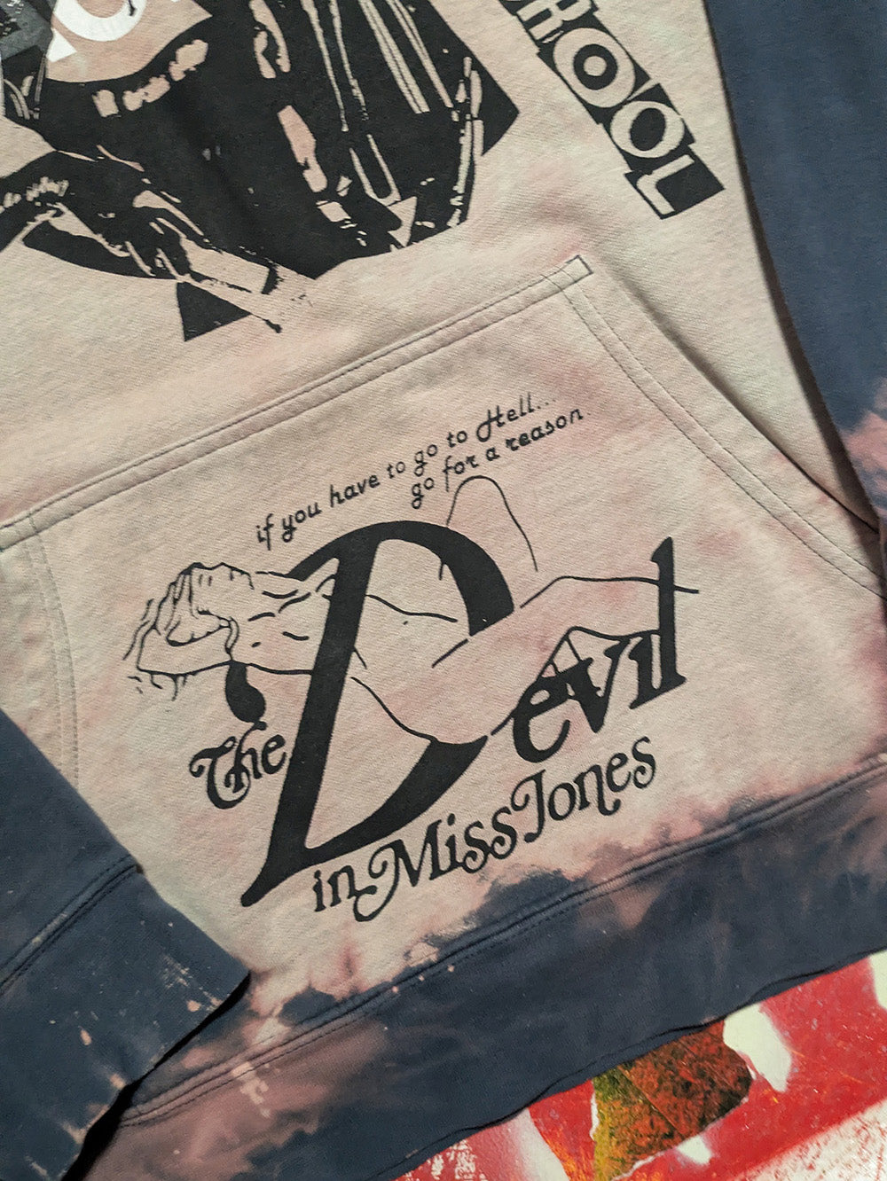 FOMO Collection - Collage North Face Magdalene / Devil In Miss Jones Hoodie - XL - 11736