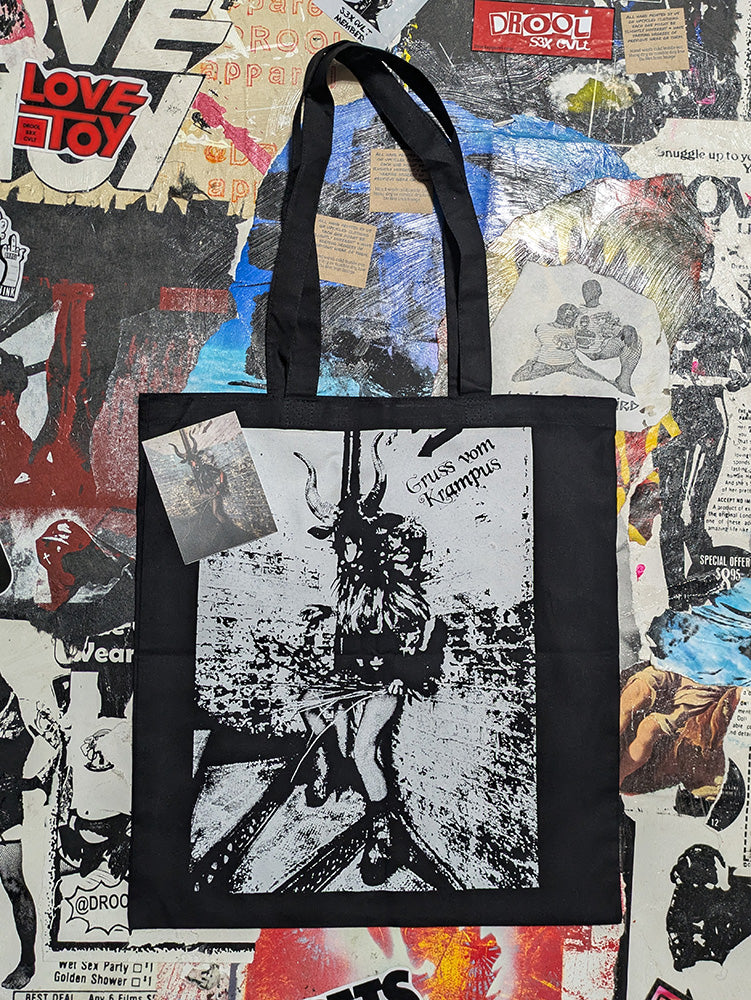 FOMO Collection - Krampus Tote Bag Limited Edition of 30 w/ Free Sticker - 16"x15"