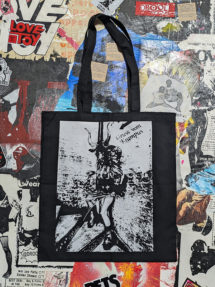 FOMO Collection - Krampus Tote Bag Limited Edition of 30 w/ Free Sticker - 16"x15"