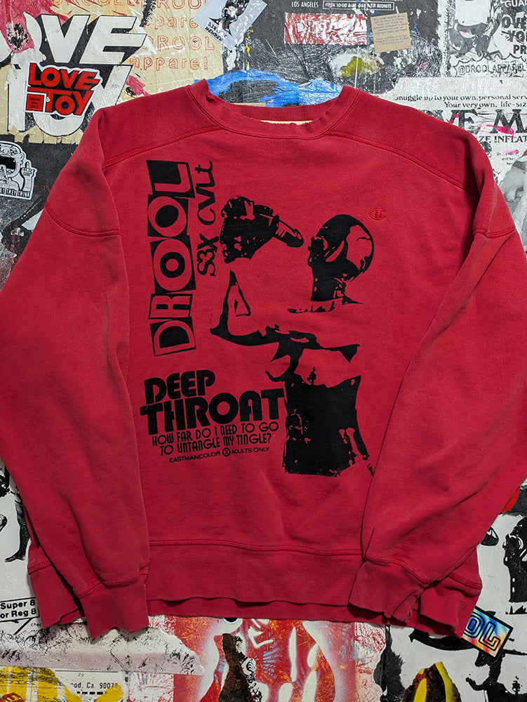 FOMO Collection - Collage Champion Hungry / Deep Throat Crewneck - XL - 11817