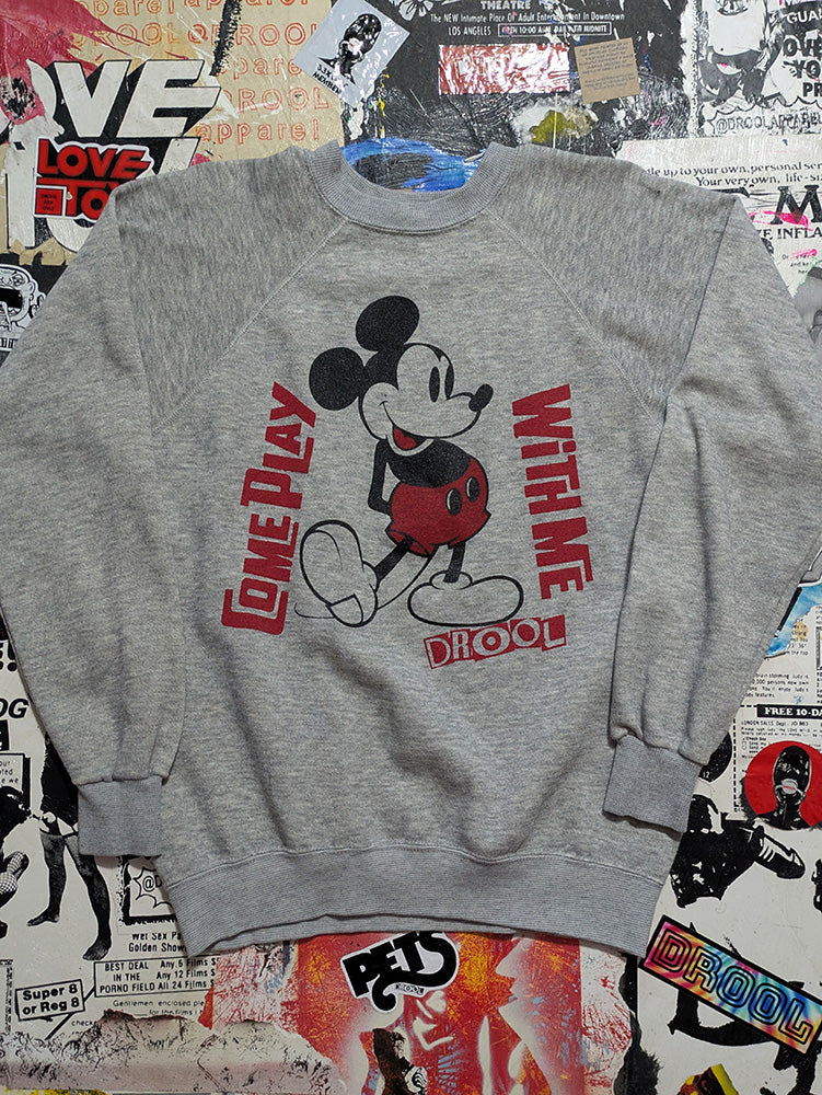 FOMO Collection - Mickey Mouse Come Play With Me Crewneck - L - 11818