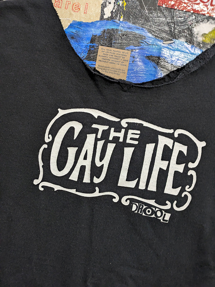 FOMO Collection - Champion Gay Life Raw Cut Crewneck - 2XL - 11820