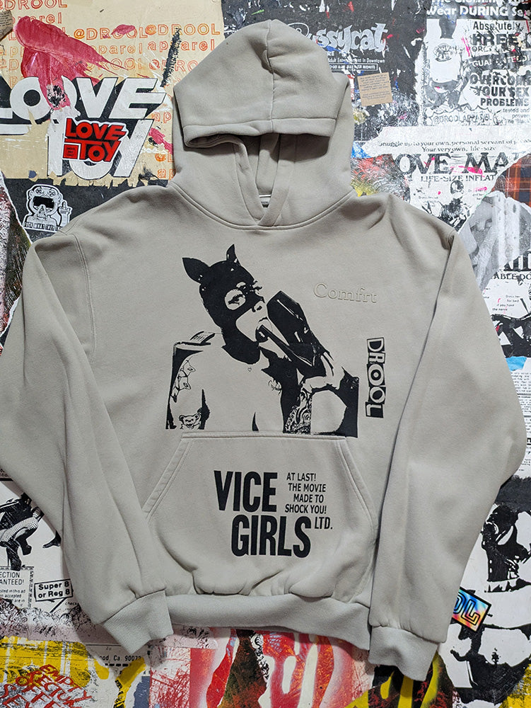 FOMO Collection - Collage Comfrt Vice Girls Hoodie - S(oversized) - 11828