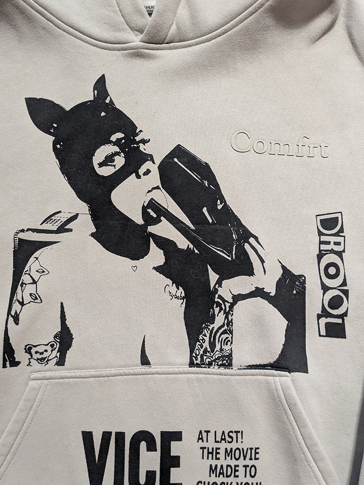 FOMO Collection - Collage Comfrt Vice Girls Hoodie - S(oversized) - 11828