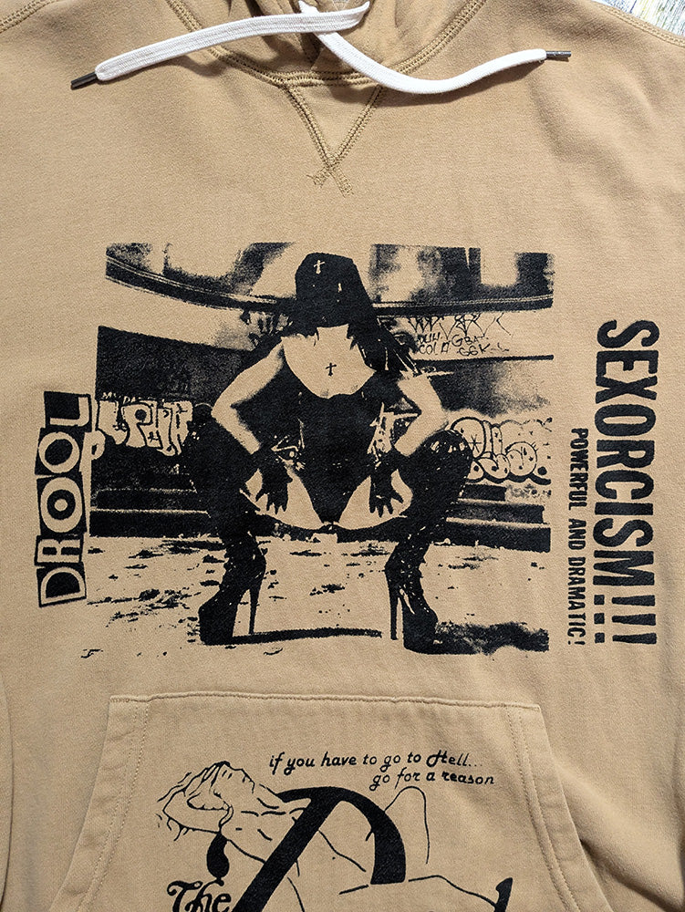 FOMO Collection - Collage Rubber Nun In Pittsburgh / Devil In Miss Jones Hoodie - L - 11829