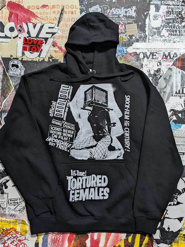 FOMO Collection - Collage Box Head / Tortured Females Hoodie - XL - 11832