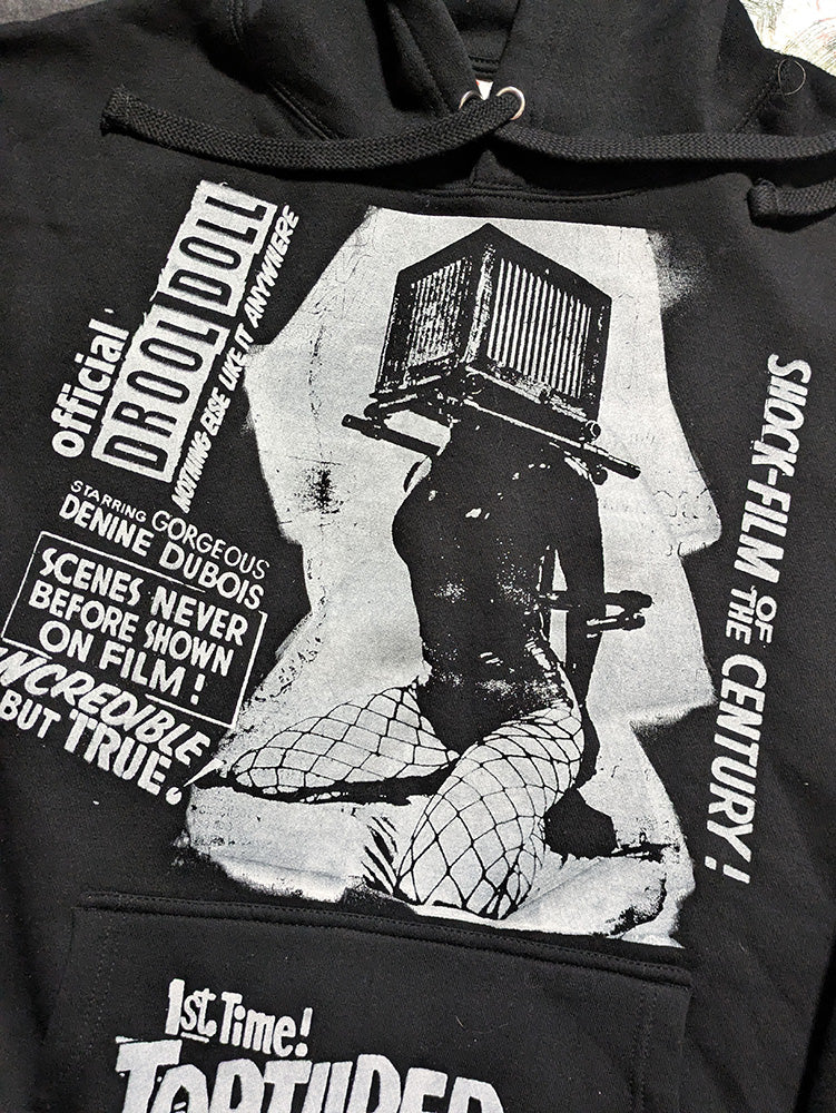 FOMO Collection - Collage Box Head / Tortured Females Hoodie - XL - 11832