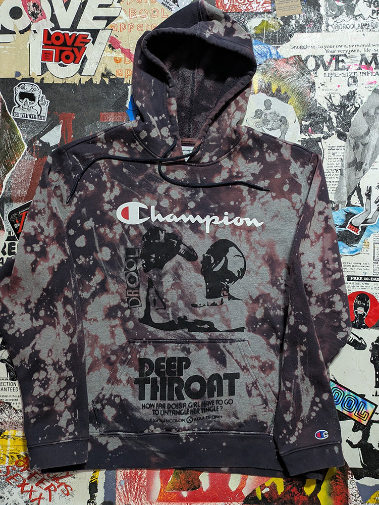 FOMO Collection - Collage Champion Hungry / Deep Throat Hoodie - L - 11837