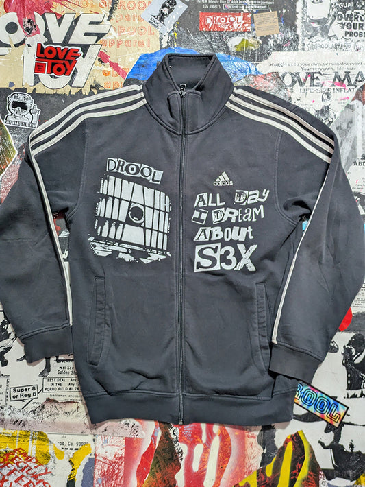 FOMO Collection - Collage A.D.I.D.A.S. Glory Box Zip Up Jacket - S - 11840
