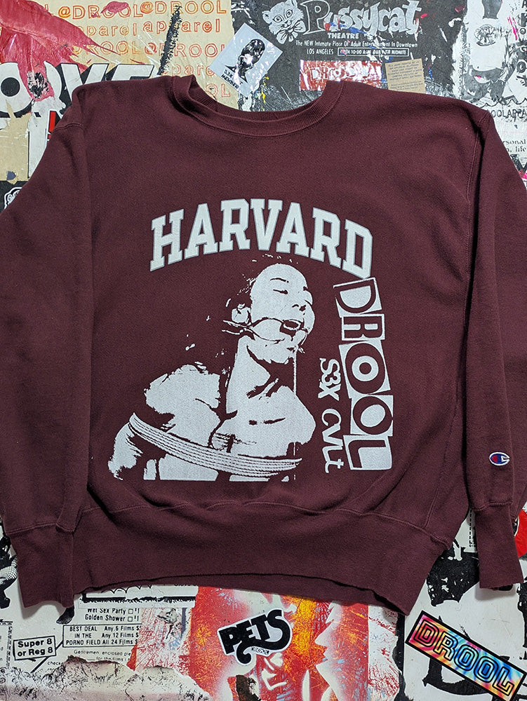 FOMO Collection - Harvard Champion Origin Story Reverse Weave Crewneck - XL - 11912