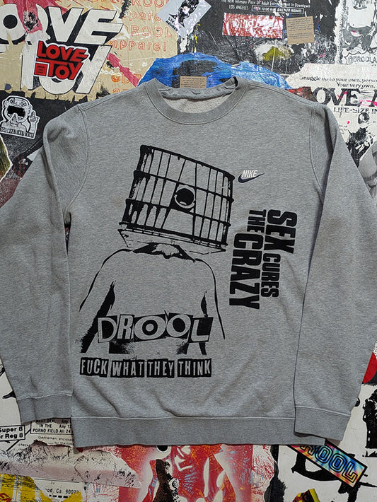 FOMO Collection - Collage Nike Glory Box / S3x Cures The Crazy Crewneck - XL - 11914