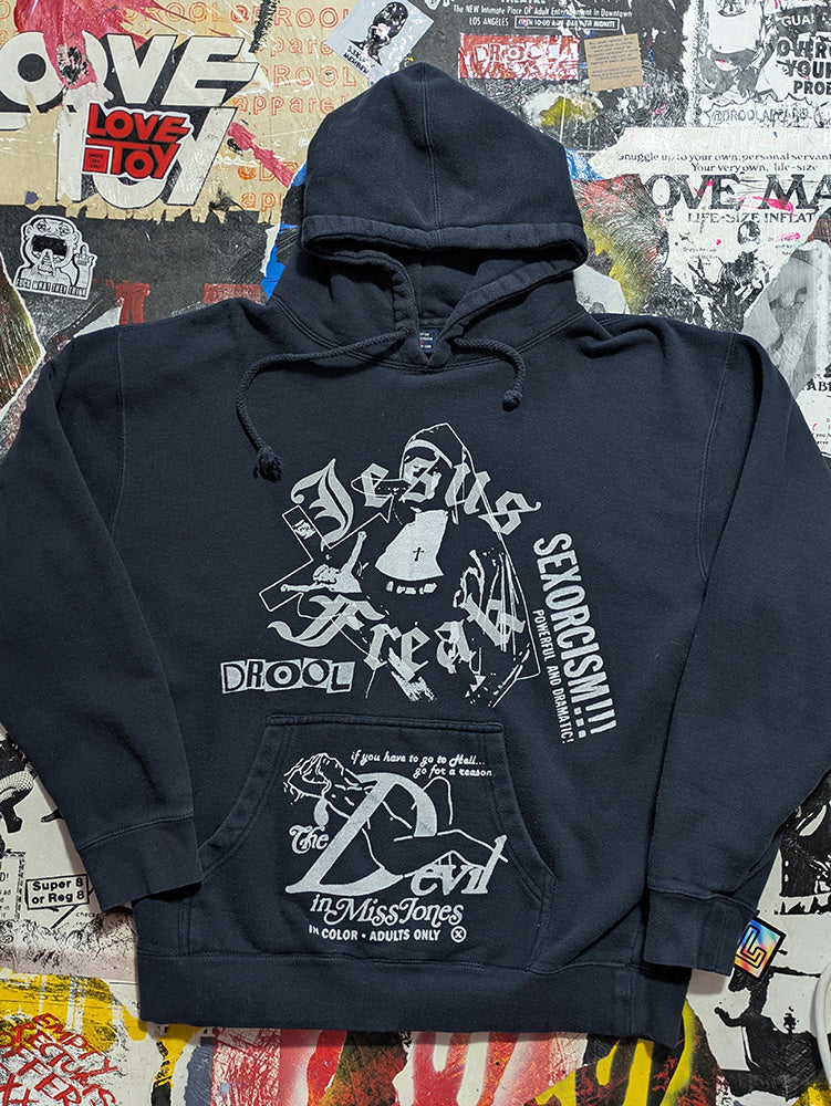 FOMO Collection - Collage Jesus Freak Magdalene / Devil In Miss Jones Hoodie - L - 11915