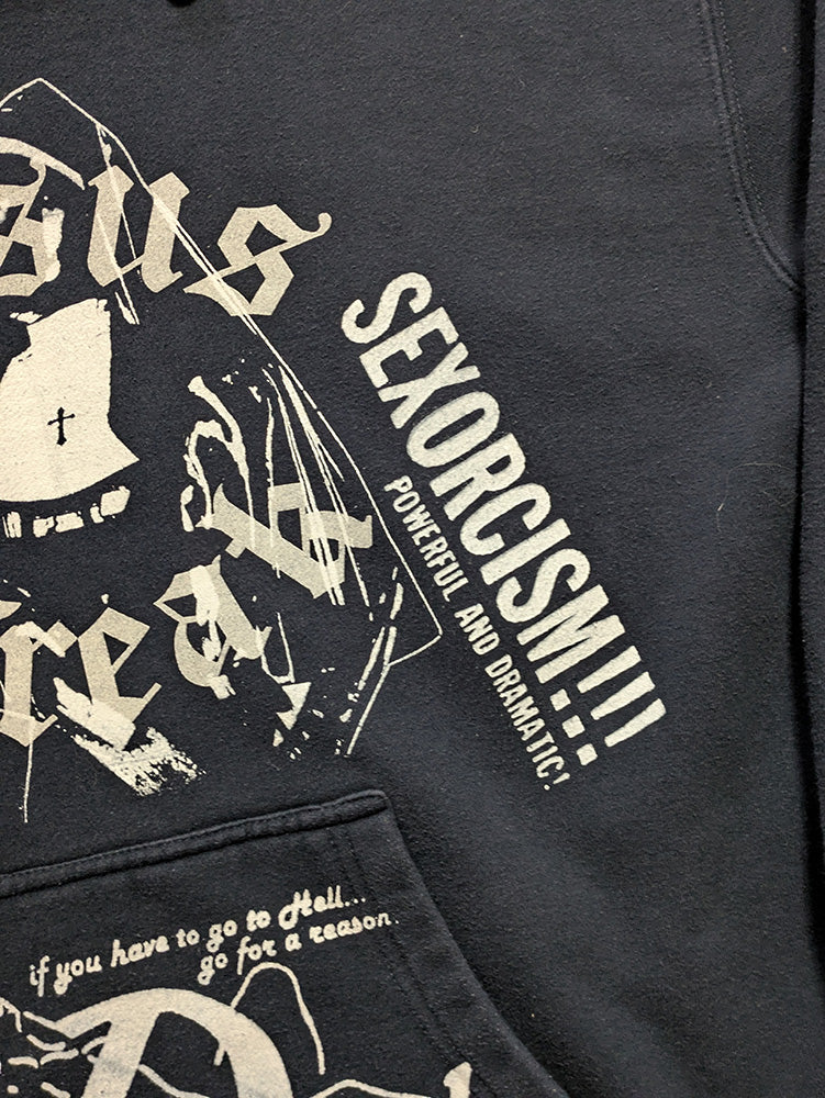 FOMO Collection - Collage Jesus Freak Magdalene / Devil In Miss Jones Hoodie - L - 11915