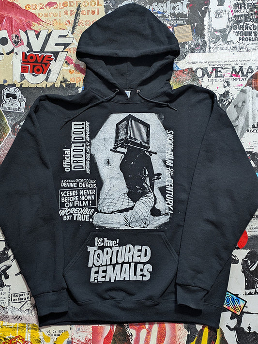 FOMO Collection - Collage Box Head / Tortured Female Hoodie - XL - 11916