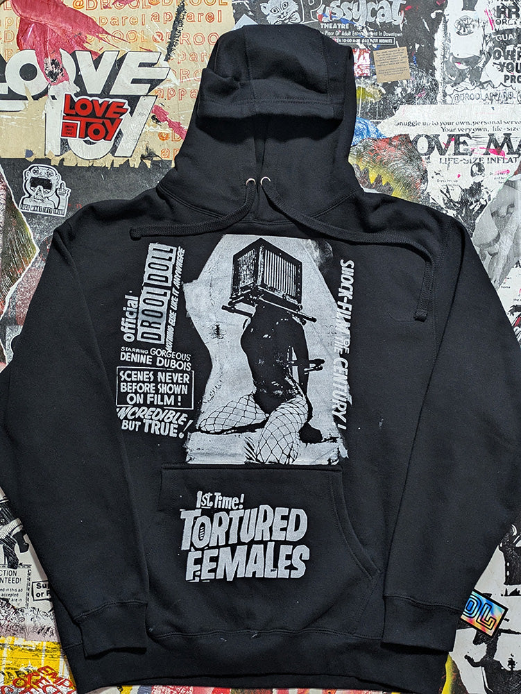 FOMO Collection - Collage Box Head / Tortured Females Hoodie - XL - 11922