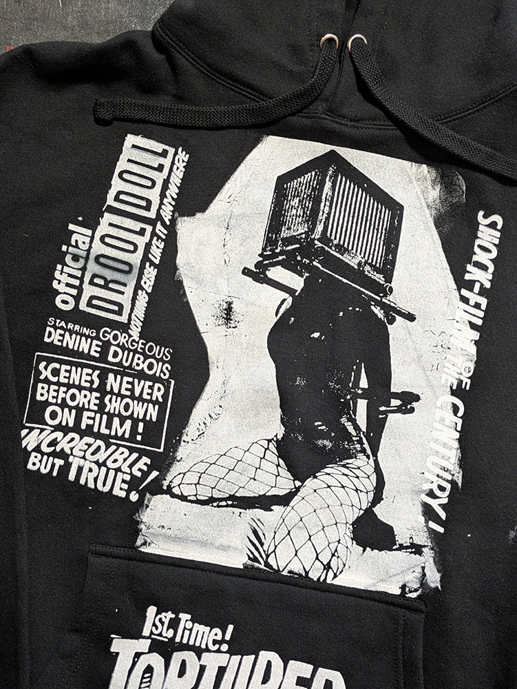 FOMO Collection - Collage Box Head / Tortured Females Hoodie - XL - 11922