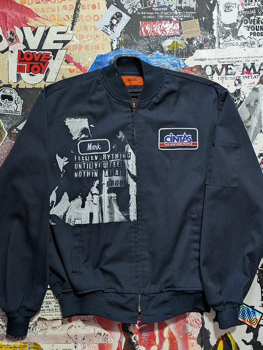 FOMO Collection - Collage Feel Everything / Origin Story Work Wear Jacket (double sided) - XL - 11929