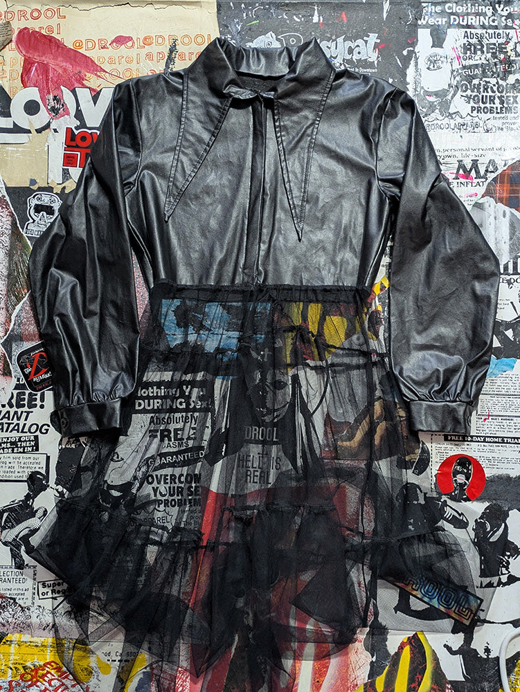 FOMO Collection - Collage Custom applied patch Legs Jacket - M - 11933