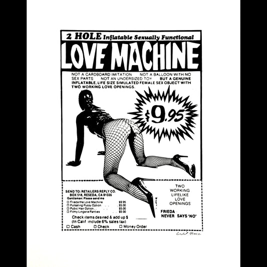Love Machine - 16x20 Screen Print