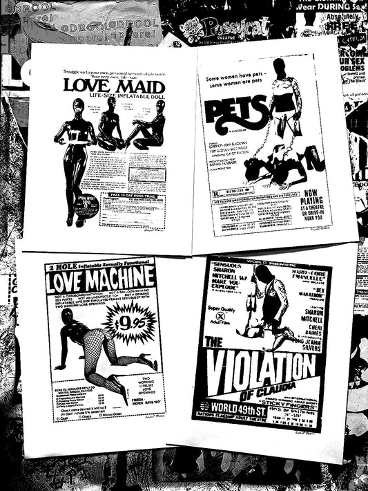 All 4! - 16x20 Screen Print Collection(Buy 3 Get 1 Free)