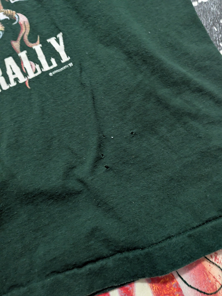 FOMO Collection - DISTRESSED Vintage 1997 Sturgis Glory Box T-Shirt - L - 1203