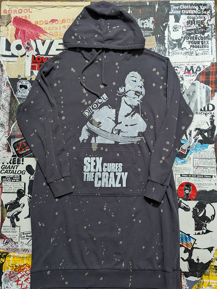 FOMO Collection - Collage Origin Story / S3x Cures The Crazy Hoodie Dress - XL - 12010