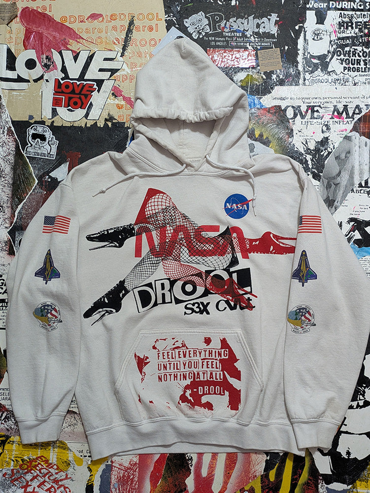 FOMO Collection -Collage NASA Legs / Feel Everything Hoodie - L - 12018
