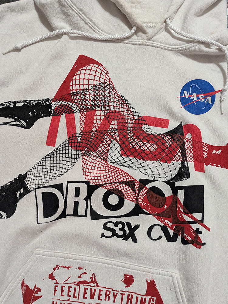 FOMO Collection -Collage NASA Legs / Feel Everything Hoodie - L - 12018