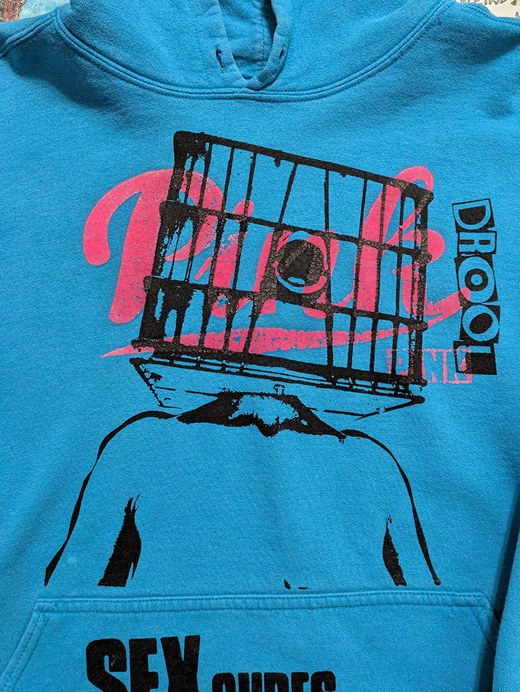FOMO Collection -DISTRESSED Collage Glory Box / S3x Cures The Crazy Hoodie - 2XL - 12021