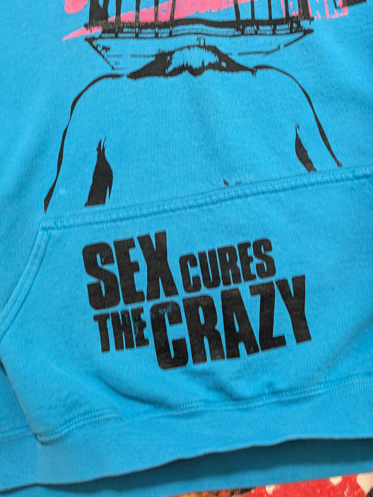 FOMO Collection -DISTRESSED Collage Glory Box / S3x Cures The Crazy Hoodie - 2XL - 12021