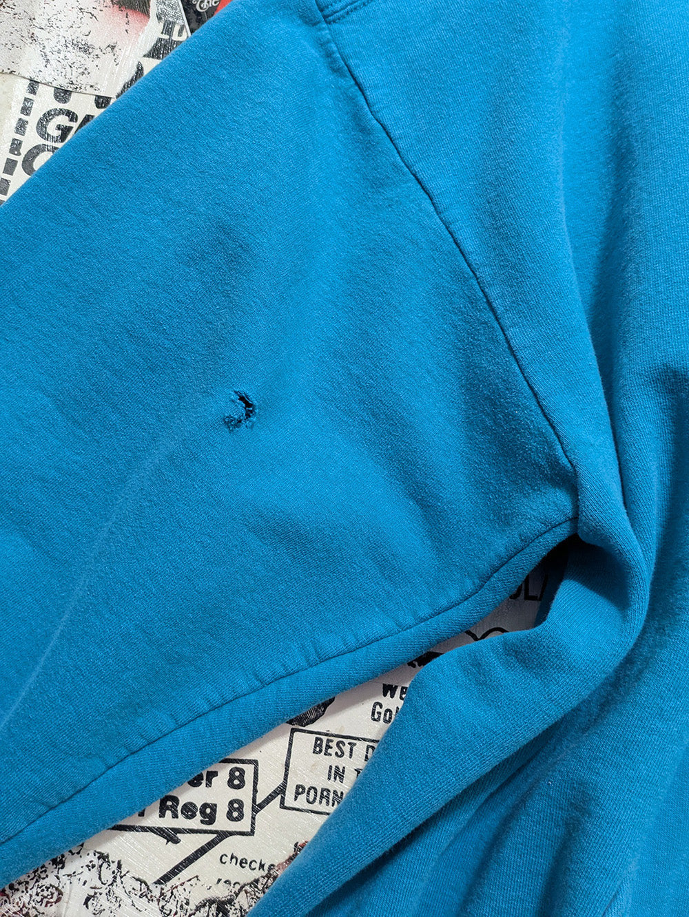 FOMO Collection -DISTRESSED Collage Glory Box / S3x Cures The Crazy Hoodie - 2XL - 12021