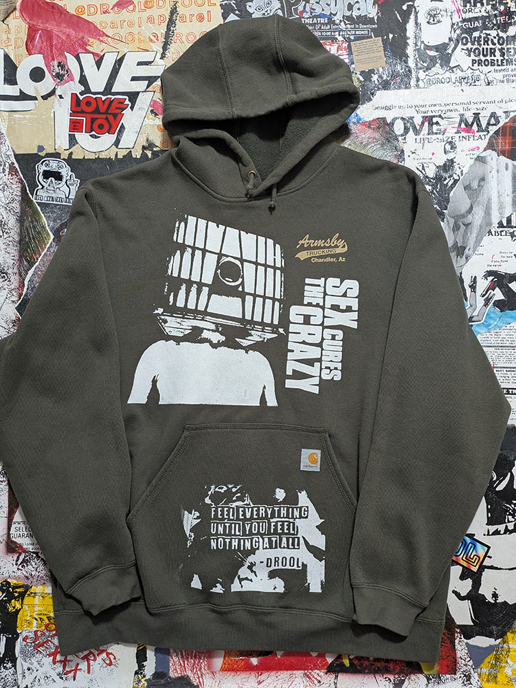 FOMO Collection - Collage Carhartt Glory Box  S3x Cures The Crazy Hoodie -2XL - 12025