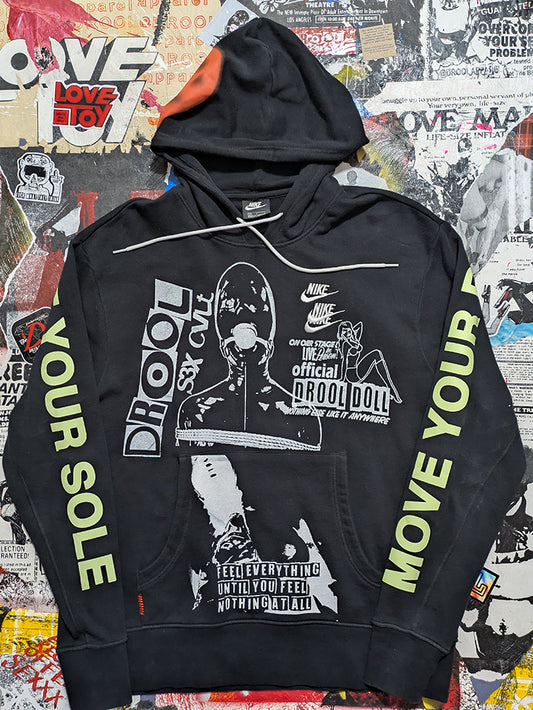 FOMO Collection - Collage Nike Manifesto / Feel Everything Hoodie - L - 12027
