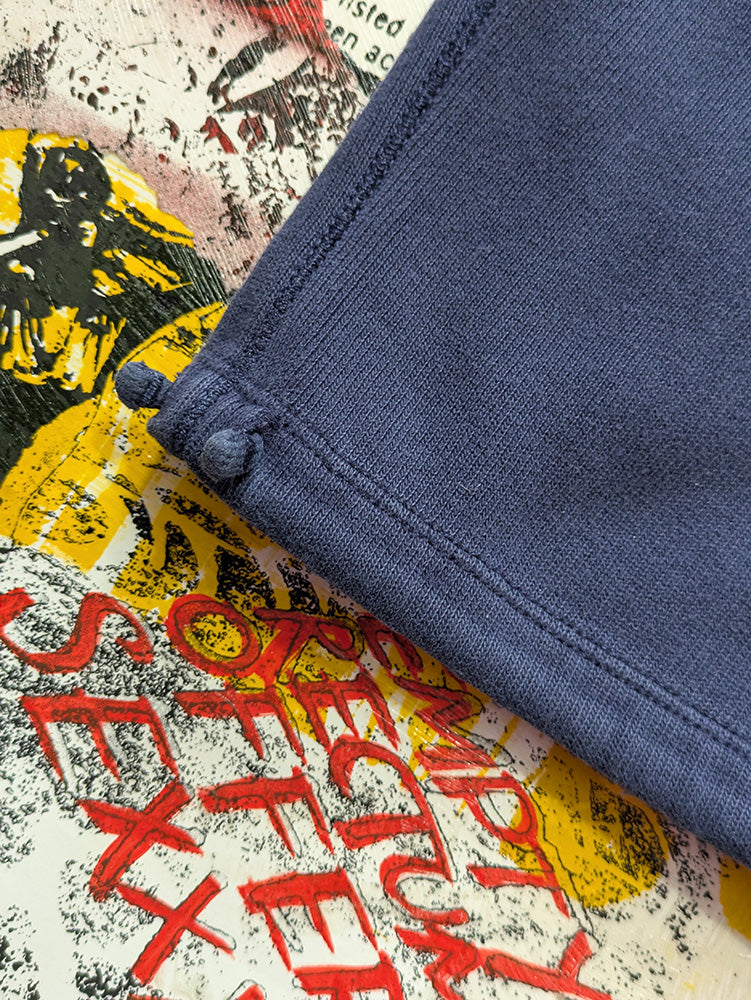 FOMO Collection - DISTRESSED Polo Box Head Sweatpants - L(Length = 40", Inseam = 29", Waist = 38") - 1213
