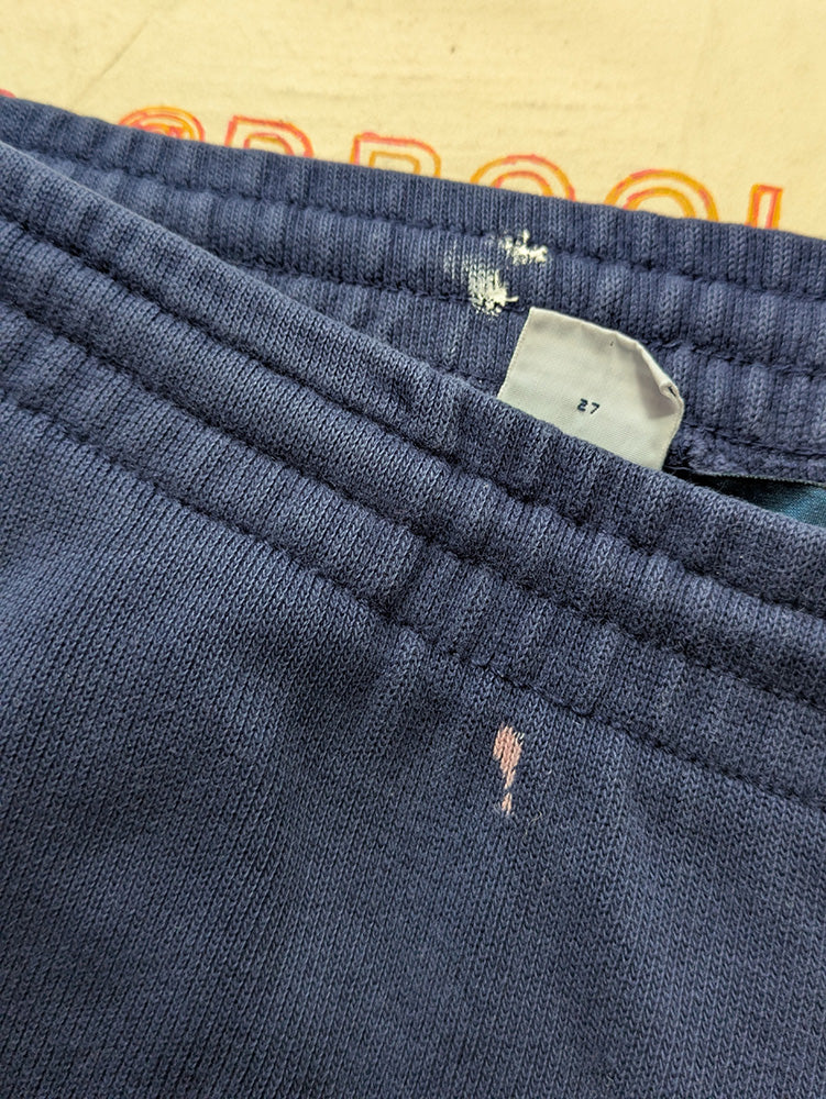 FOMO Collection - DISTRESSED Polo Box Head Sweatpants - L(Length = 40", Inseam = 29", Waist = 38") - 1213