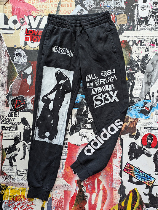 FOMO Collection - A.D.I.D.A.S. Sunday Service Joggers - XS(Length = 36", Inseam = 27", Waist = 26") - 12110