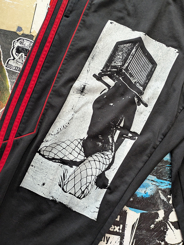 FOMO Collection - A.D.I.D.A.S. Box Head Sweatpants - XL(Length = 41", Inseam = 31", Waist = 42") - 12113