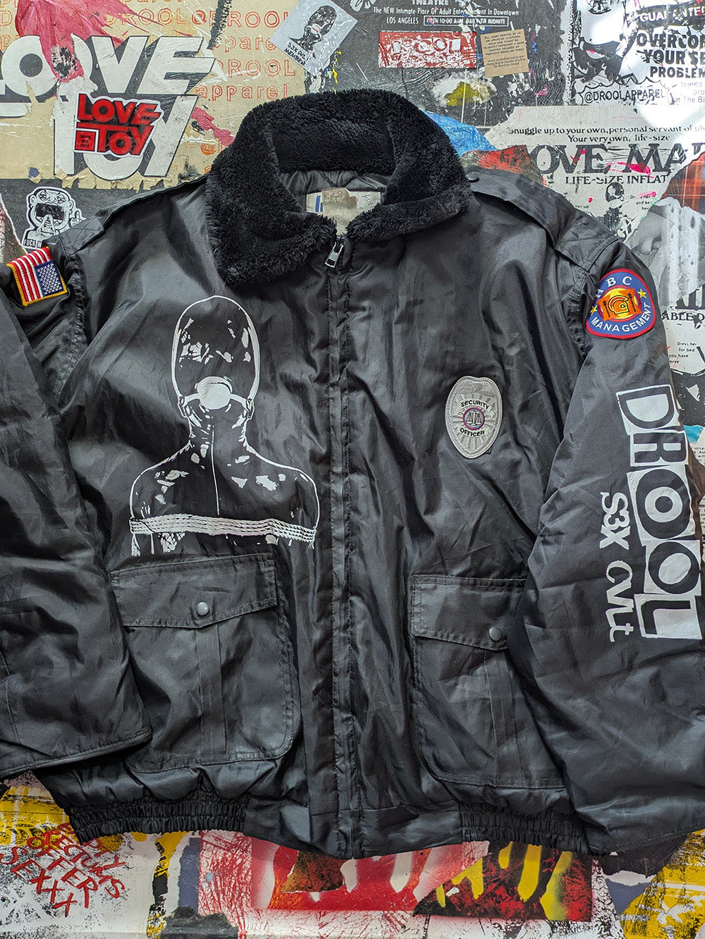 FOMO Collection - Collage Box Head / Manifesto Authentic Security Officer Jacket - 4XL - 12121