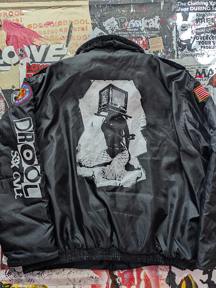 FOMO Collection - Collage Box Head / Manifesto Authentic Security Officer Jacket - 4XL - 12121