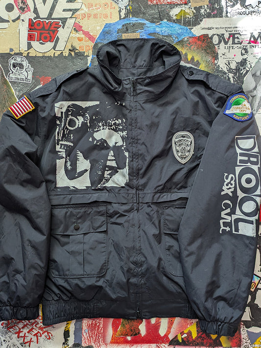 FOMO Collection - Collage Rubber Pup / Box Head Authentic Kentucky Corrections Jacket - XL - 12122