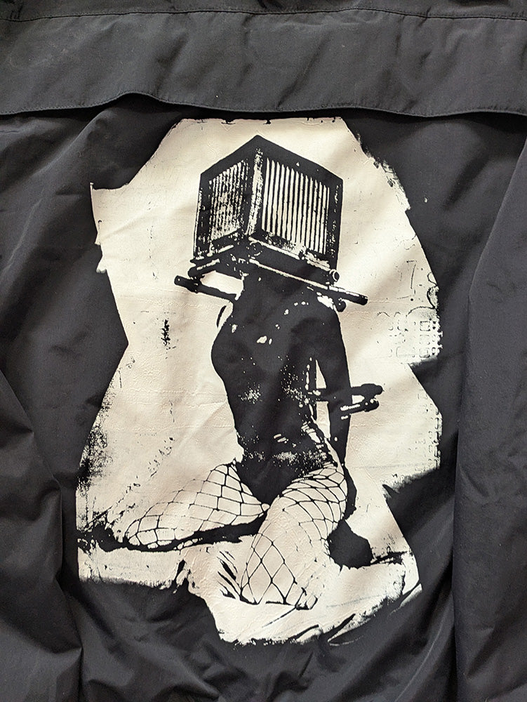 FOMO Collection - Collage Rubber Pup / Box Head Authentic Kentucky Corrections Jacket - XL - 12122