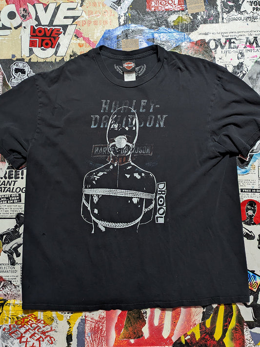 FOMO Collection - DISTRESSED Harley Davidson Manifesto T-Shirt - 2XL - 1225