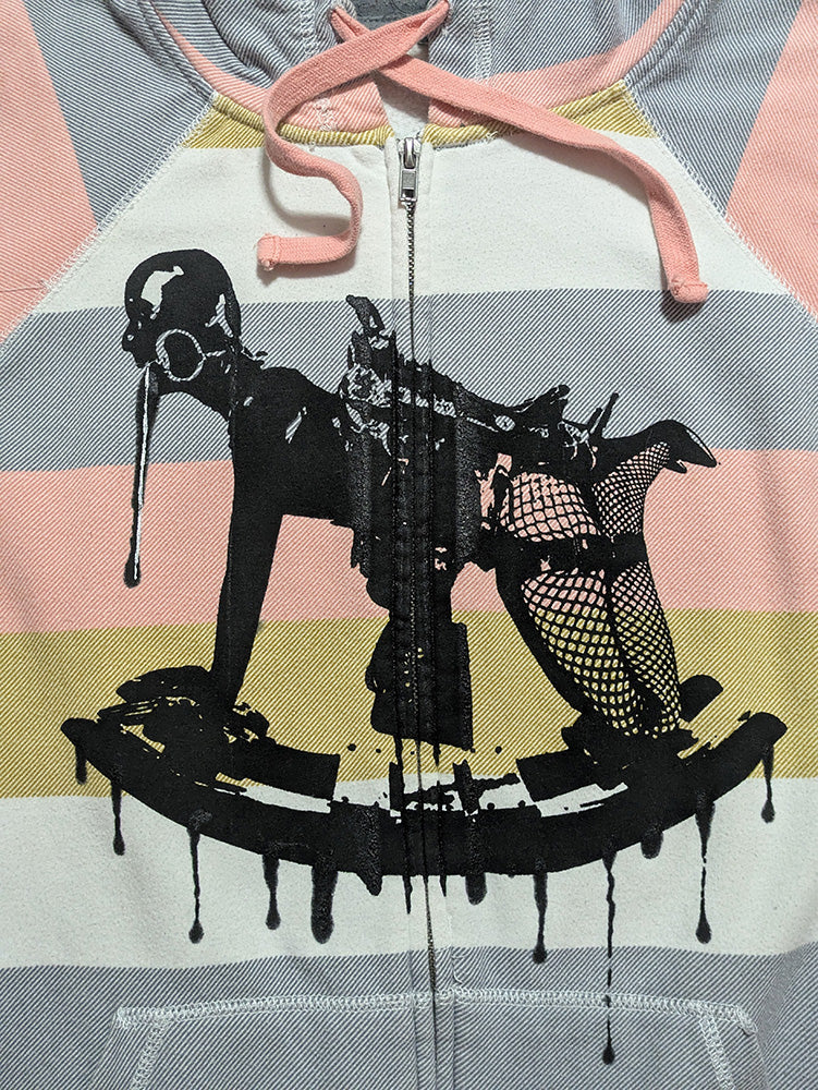 FOMO Collection - Collage Rubber Pony Come Play With Me Hoodie - L - 12216