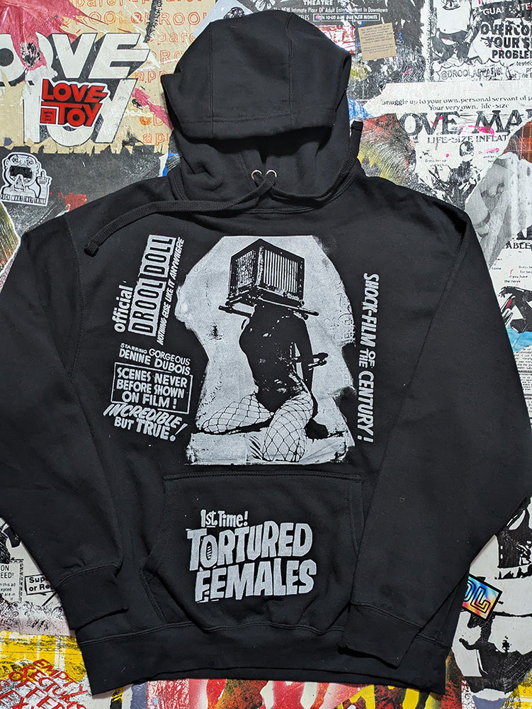 FOMO Collection - Collage Box Head / Tortured Females Hoodie - XL - 12220