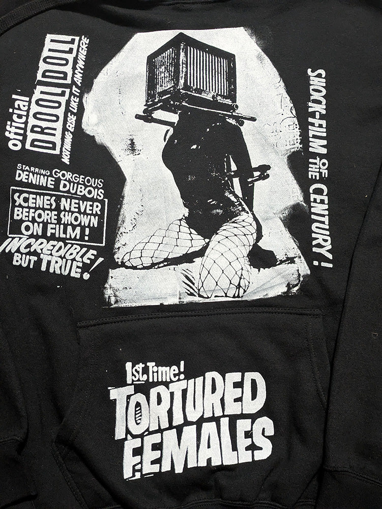 FOMO Collection - Collage Box Head / Tortured Females Hoodie - XL - 12220