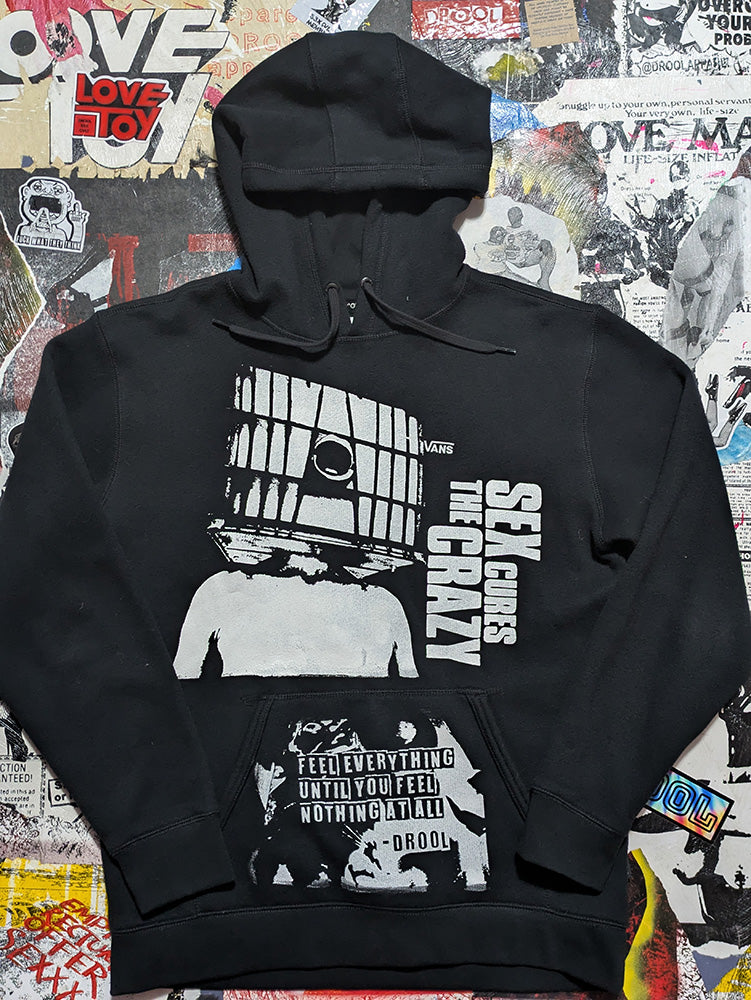 FOMO Collection - Collage Vans Glory Box / S3x Cures The Crazy Hoodie - M - 12223