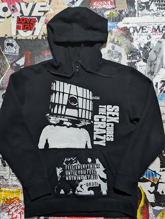 FOMO Collection - Collage Vans Glory Box / S3x Cures The Crazy Hoodie - M - 12223