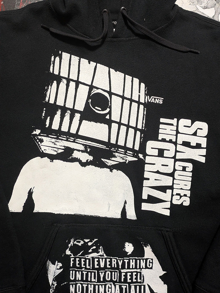 FOMO Collection - Collage Vans Glory Box / S3x Cures The Crazy Hoodie - M - 12223
