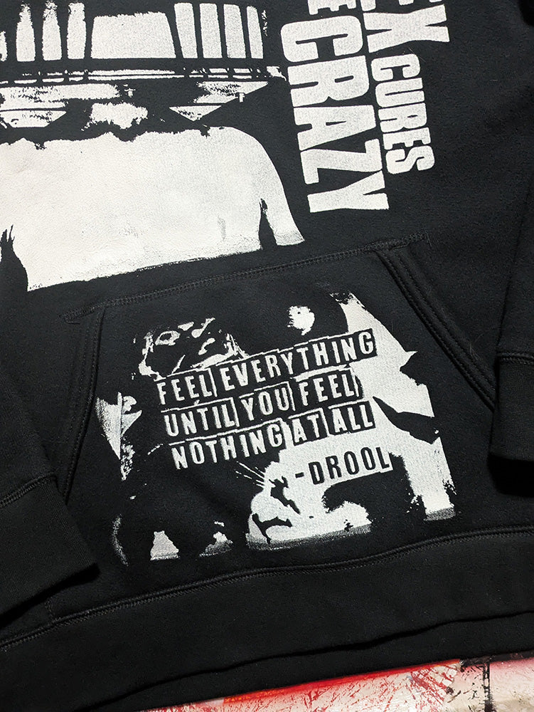 FOMO Collection - Collage Vans Glory Box / S3x Cures The Crazy Hoodie - M - 12223